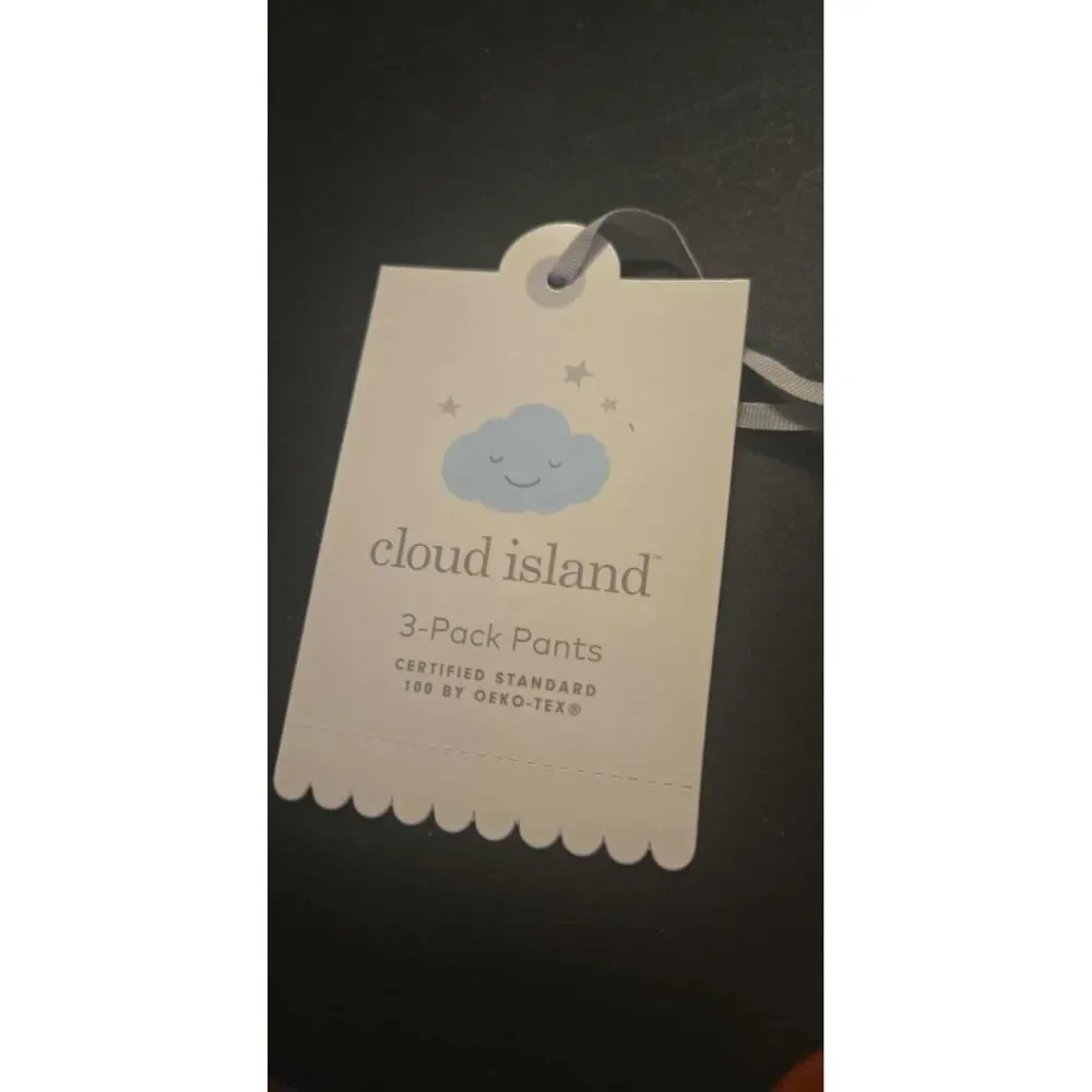 Cloud Island 3 pack of pants 3-6 months NEW